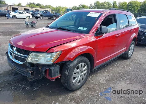 2017 Dodge Journey Se from USA, damaged, VIN 3C4PDCAB5HT529656